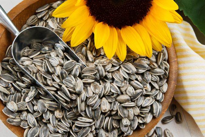 Seeds like pumpkin and sunflower seeds