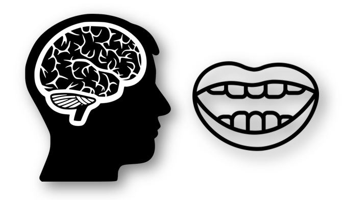 brain and mouth relation